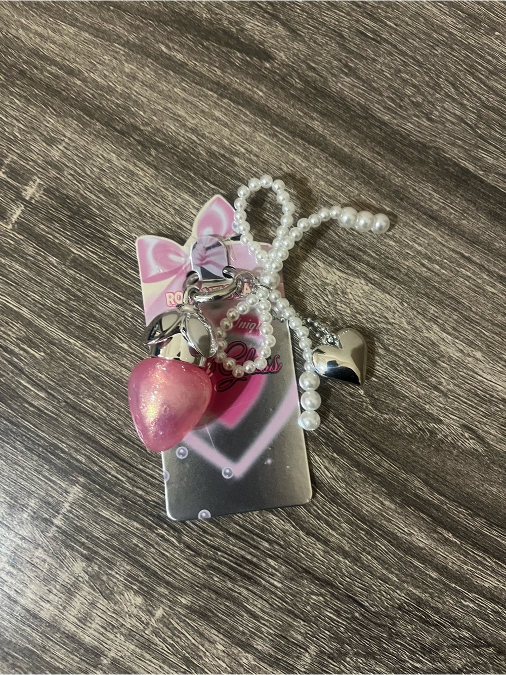 Strawberry Lip Gloss Keychain